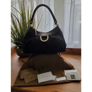 Gucci D Ring hobo bag